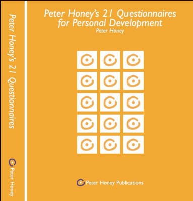 Book cover for Peter Honey's 21 Questionnaries for Personal Development