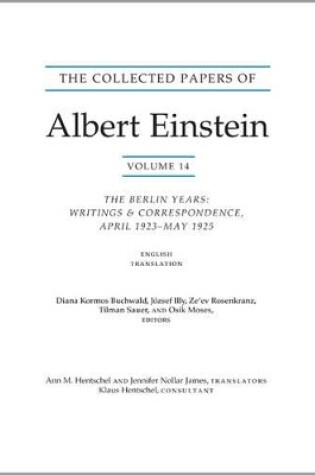 Cover of The Collected Papers of Albert Einstein, Volume 14 (English)