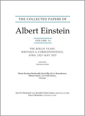 Book cover for The Collected Papers of Albert Einstein, Volume 14 (English)