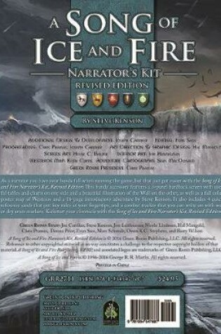 Cover of A Song of Ice and Fire Roleplaying Narrator's Kit, Revised Edition