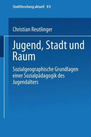 Cover of Jugend, Stadt und Raum