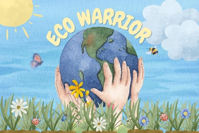 Book cover for Eco-Warrior Discussion Cards