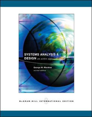 Book cover for Systems Analysis & Design: An Active Approach