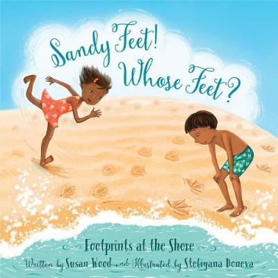 Book cover for Sandy Feet! Whose Feet?