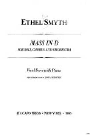 Cover of Mass in D