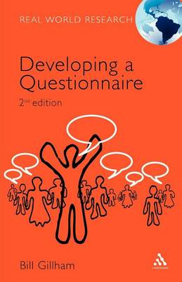 Book cover for Developing a Questionnaire