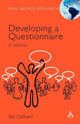 Cover of Developing a Questionnaire