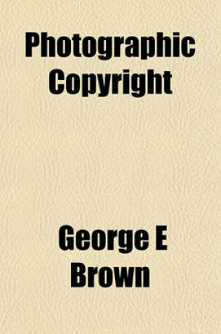 Cover of Photographic Copyright