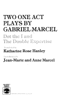 Book cover for Two One Act Plays