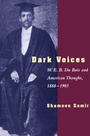 Cover of W.E.B.Du Bois and American Thought, 1888-1903