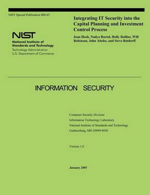 Book cover for Integrating IT Security into the Capital Planning and Investment Control Process