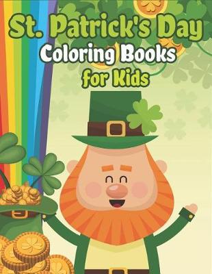 Book cover for St. Patrick's Day Coloring Books for Kids