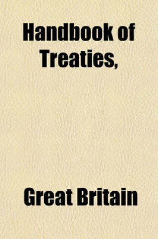 Cover of Handbook of Treaties,