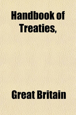 Book cover for Handbook of Treaties,