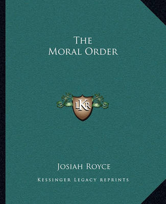 Book cover for The Moral Order