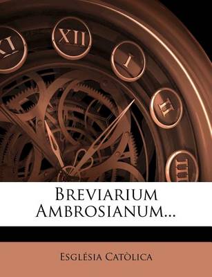 Book cover for Breviarium Ambrosianum...