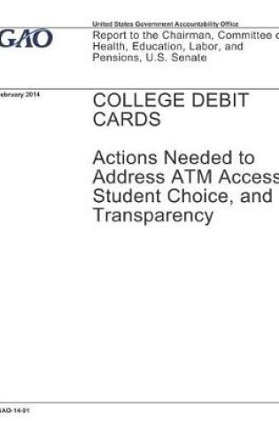 Cover of College Debit Cards