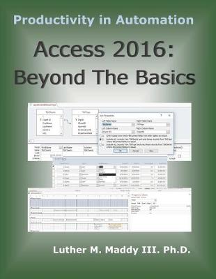 Book cover for Access 2016