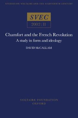 Cover of Chamfort and the French Revolution