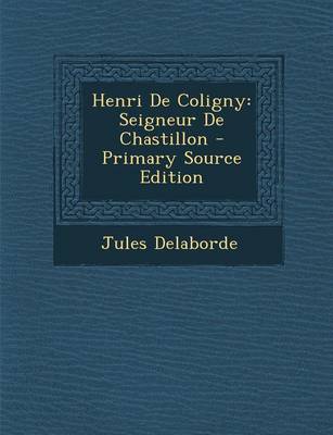 Book cover for Henri de Coligny