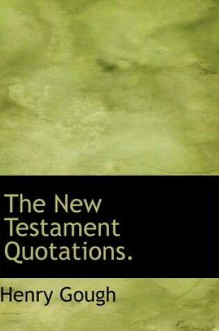 Cover of The New Testament Quotations.