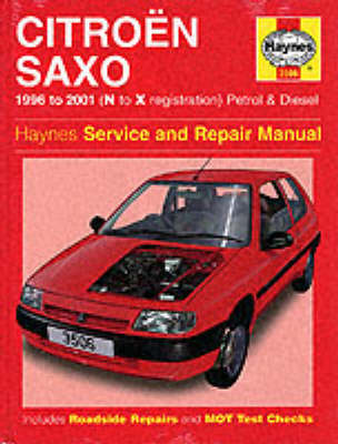 Book cover for Citroen Saxo Service and Repair Manual