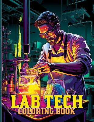 Book cover for Lab Tech Coloring Book