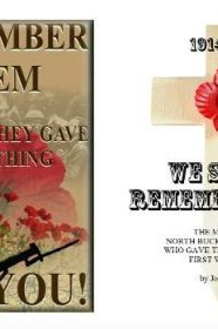 Cover of WE WE SHALL REMEMBER THEM