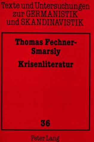 Cover of Krisenliteratur