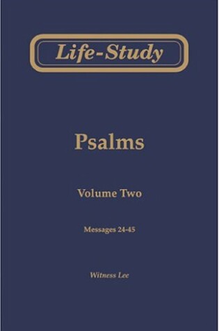 Cover of Life-Study of the Psalms Vol. 2