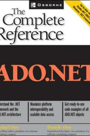 Cover of ADO.NET: The Complete Reference