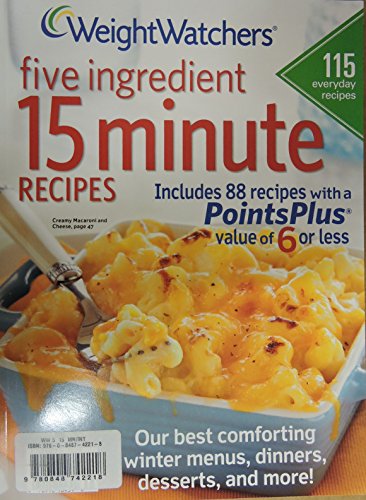 Book cover for Weight Watchers 5 Ingredient 15 Minute Winter 2013