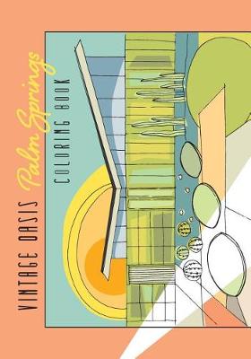 Book cover for Vintage Oasis Palm Springs Coloring Book