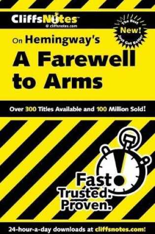 Cover of CliffsNotes on Hemingway's Farewell to Arms
