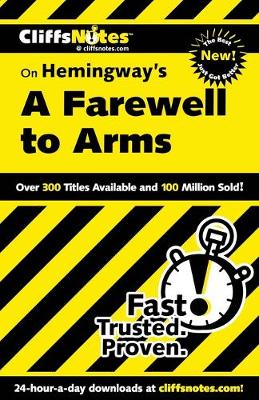 Book cover for CliffsNotes on Hemingway's Farewell to Arms