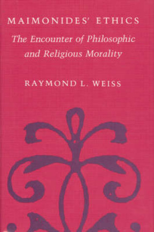 Cover of Maimonides' Ethics