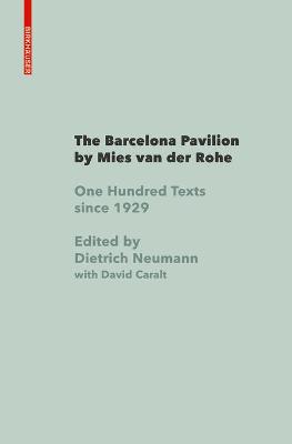 Book cover for The Barcelona Pavilion by Mies van der Rohe