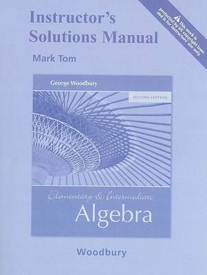 Book cover for Instructor's Solutions Manual for Elementary & Intermediate Algebra