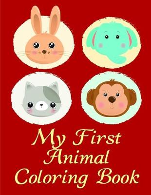 Book cover for My First Animal Coloring Book