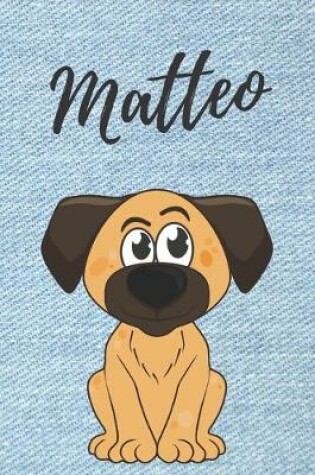 Cover of Matteo Hunde-Notizbuch / Malbuch / Tagebuch