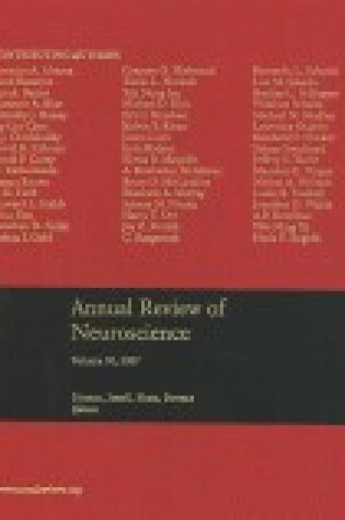 Cover of Annual Review of Neuroscience