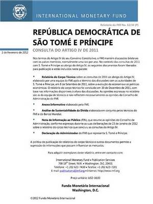 Book cover for Democratic Republic of Sao Tome and Principe: Staff Report for the 2011 Article IV Consultation.