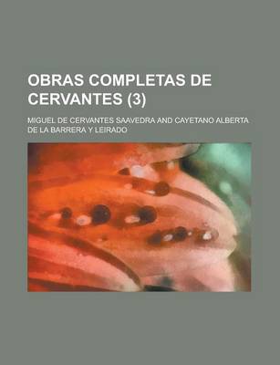 Book cover for Obras Completas de Cervantes (3)