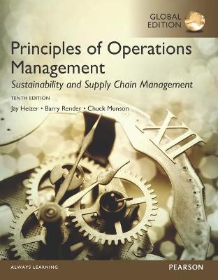 Book cover for Principles of Operations Management: Sustainability and Supply Chain Management, Global Edition