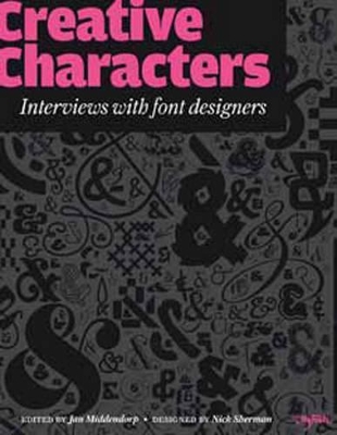 Book cover for Creative Characters: The MyFonts Interviews, Vol. 1
