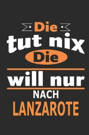 Cover of Die tut nix Die will nur nach Lanzarote