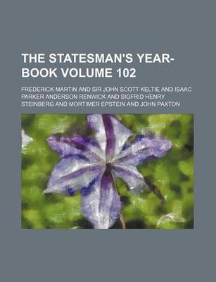 Book cover for The Statesman's Year-Book Volume 102