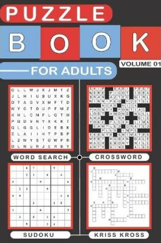 Cover of Puzzle Book for Adults Volume 01