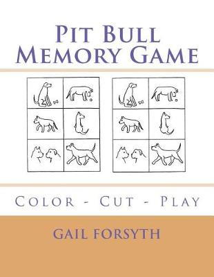 Book cover for Pit Bull Memory Game