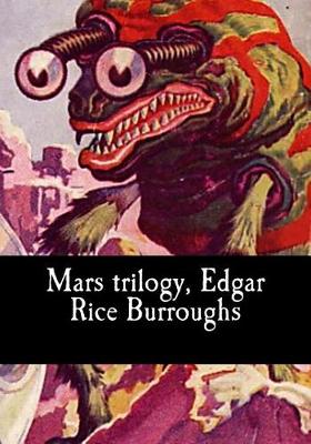 Book cover for Mars trilogy, Edgar Rice Burroughs